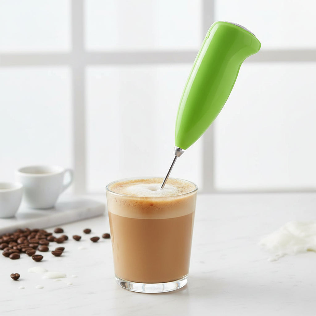 0849 Electric Handheld Milk Wand Mixer Frother For Latte Coffee Hot Milk