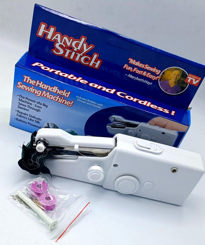 My Zambeel Portable Handheld Sewing Machine White
