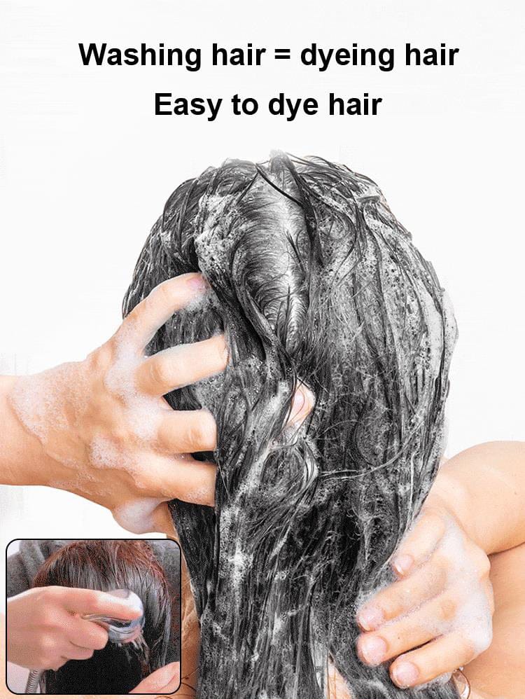 Grayzeal™️Hair Color Bubble Dye Shampoo (Pack of 2)