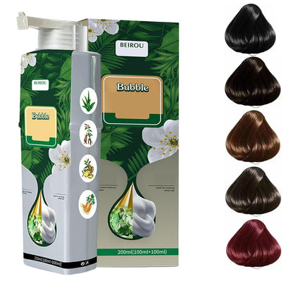 Grayzeal™️Hair Color Bubble Dye Shampoo (Pack of 2)