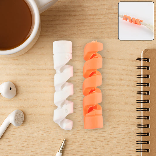 Anti-fray Spiral Cable Protector - (2 Pc  Set)