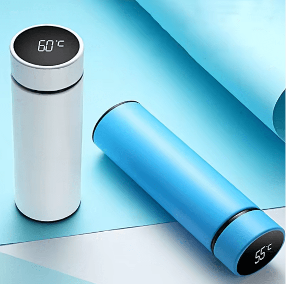 Smart LED Temperature Display Bottle 500ml Stainless Steel Multi-Colors